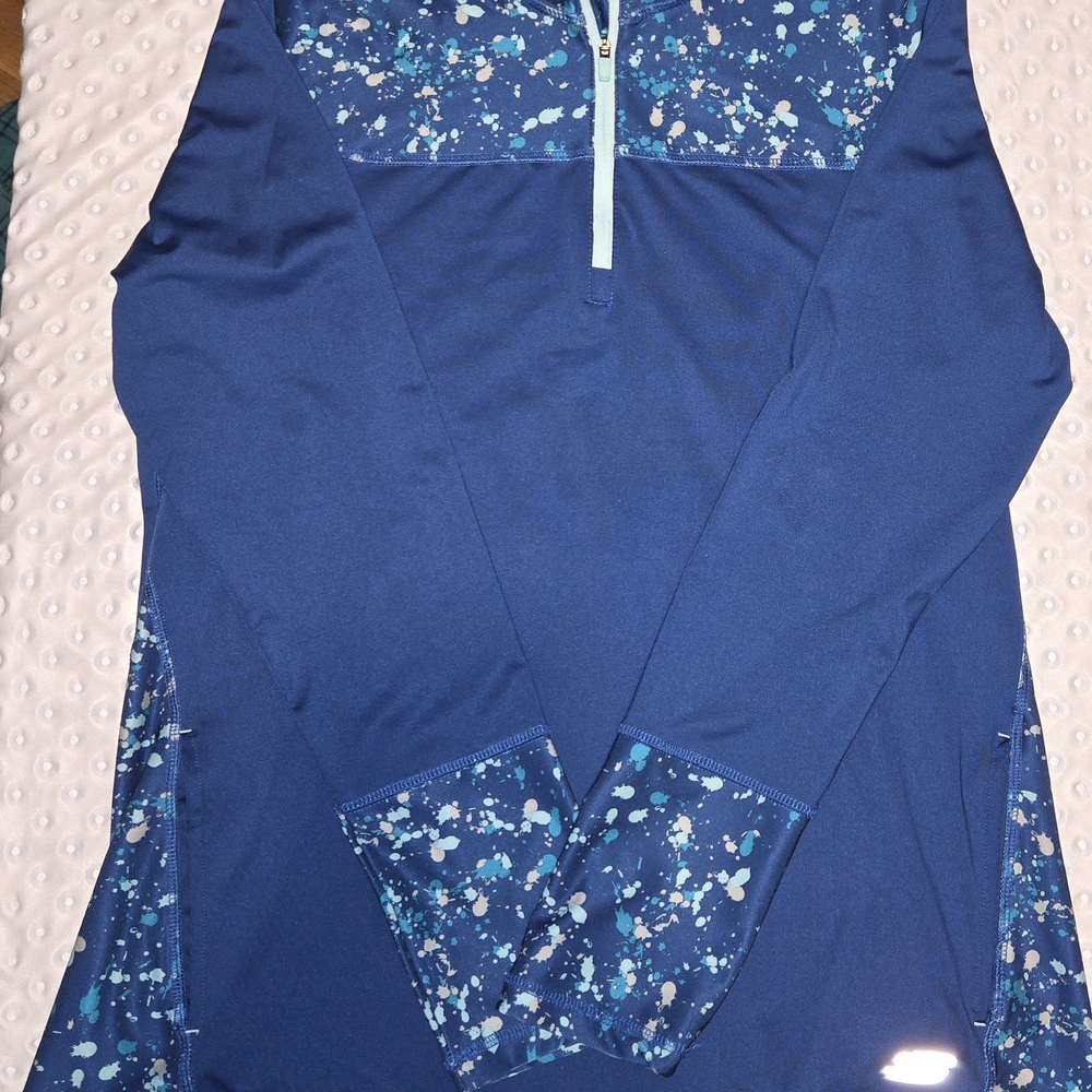 Skechers Women’s XL‎ Blue Jogging Pullover Hoodie Stretch & Pink Performance Tee - Picture 2 of 10